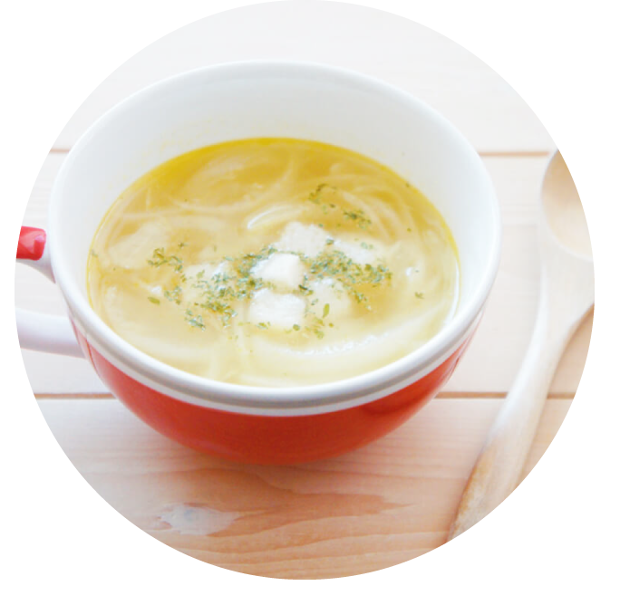 一緒に、スープ