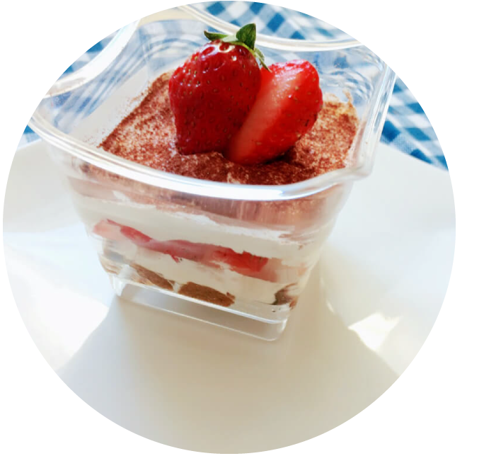 食後に、スイーツ