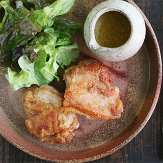 鶏肉のジンジャーレモンバターソース 