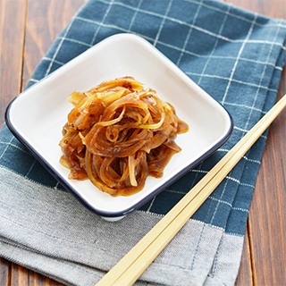 冷凍玉ねぎのしょうゆ漬け